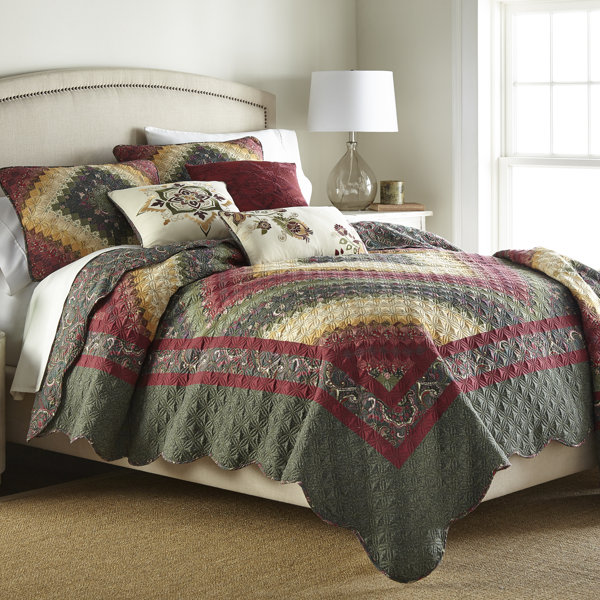 Olive Green Quilt Set Wayfair